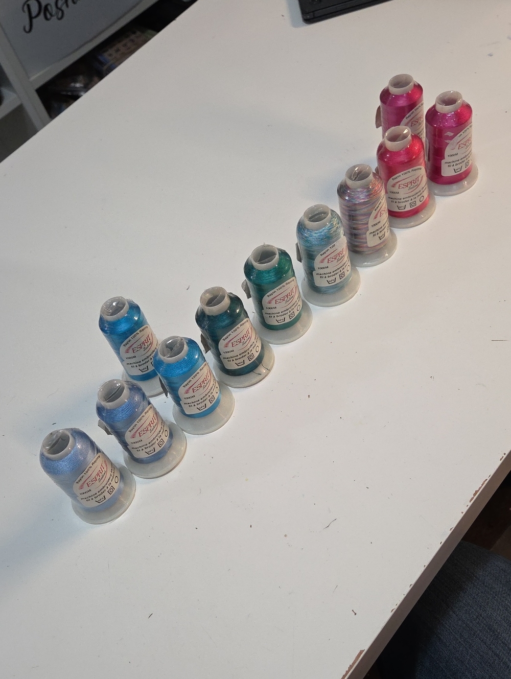 Esprot Satine Machine Embroidery Thread Lot